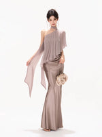 Satin Mermaid Maxi Skirt