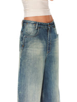 Vintage Blue Wide Leg Jeans