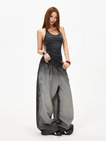 Embroidered Wide Leg Pants