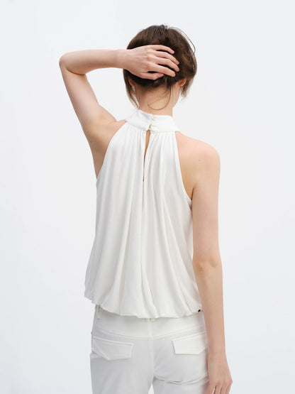 Sleeveless Halter Tank Top