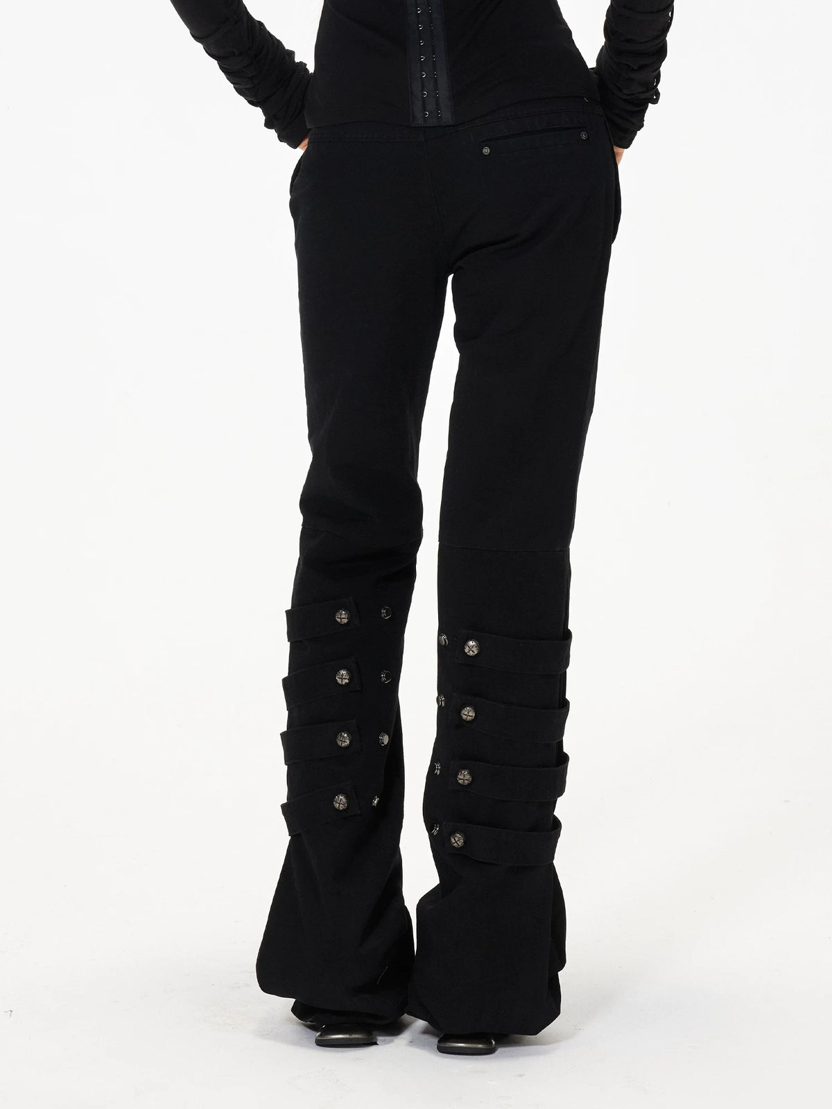 Low Rise Flare Pants