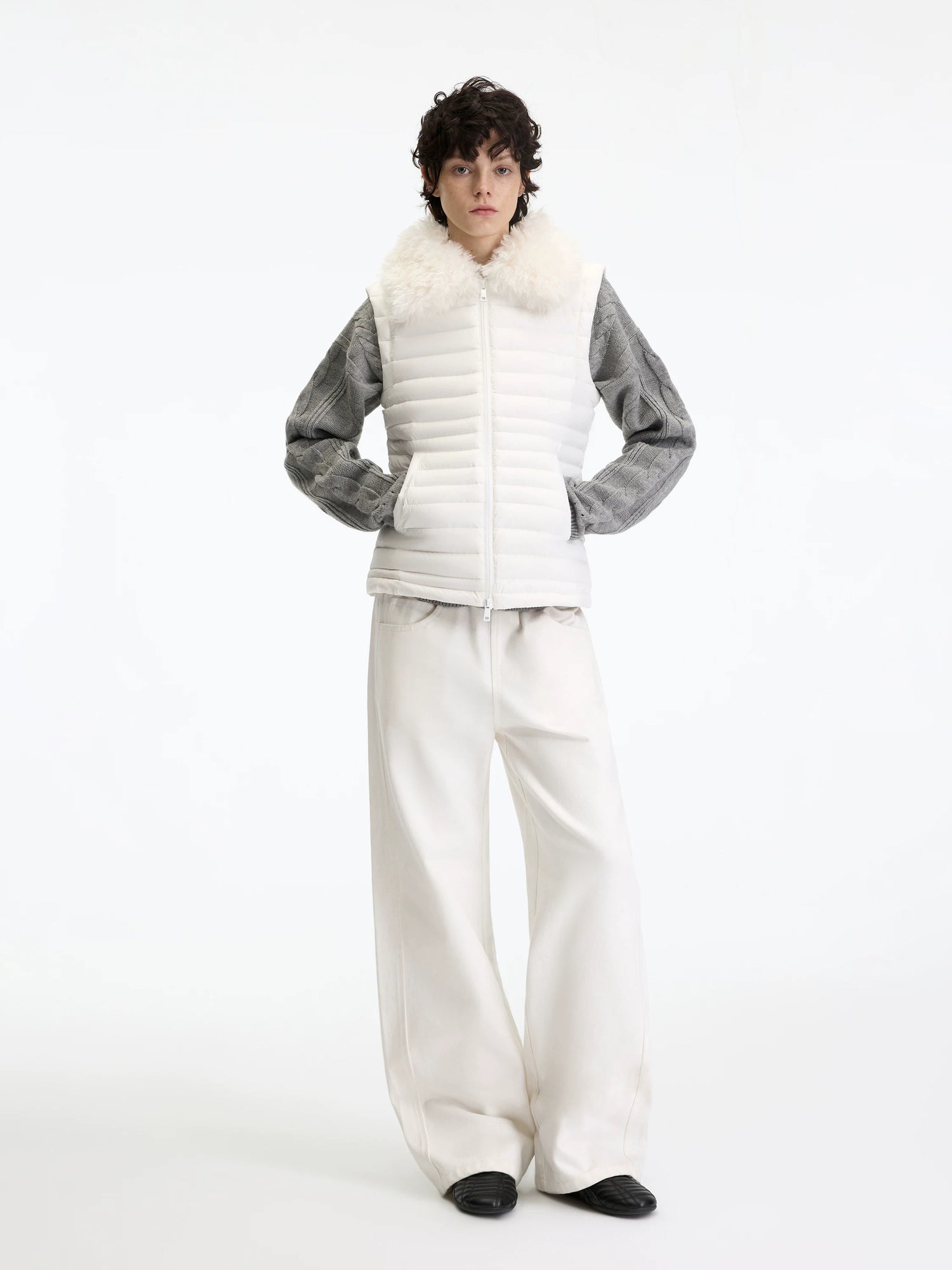 Detachable Fur Down Jacket