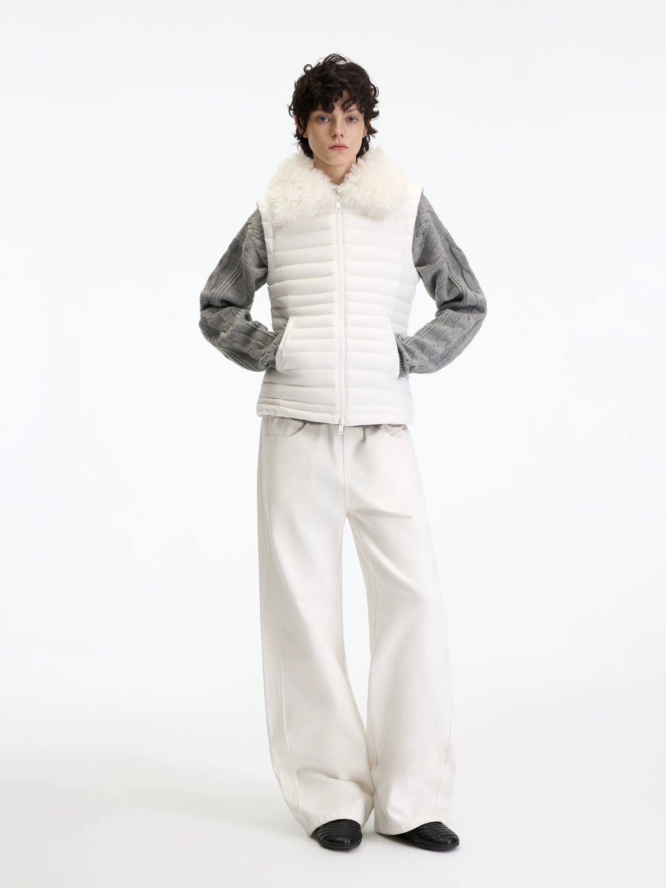 Detachable Fur Down Jacket