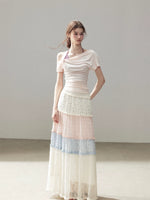 Lace Polka Dot Skirt