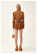 Ancient Myth Short Pocket Denim Jacket