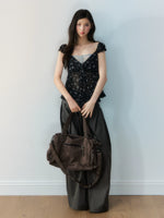 Faux Layer Lace Top
