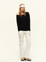 Off-Shoulder Draped Tee