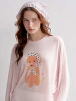 Dog Print Blouse