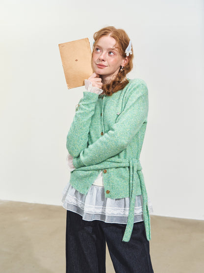 Hooded Shawl Edge Cardigan