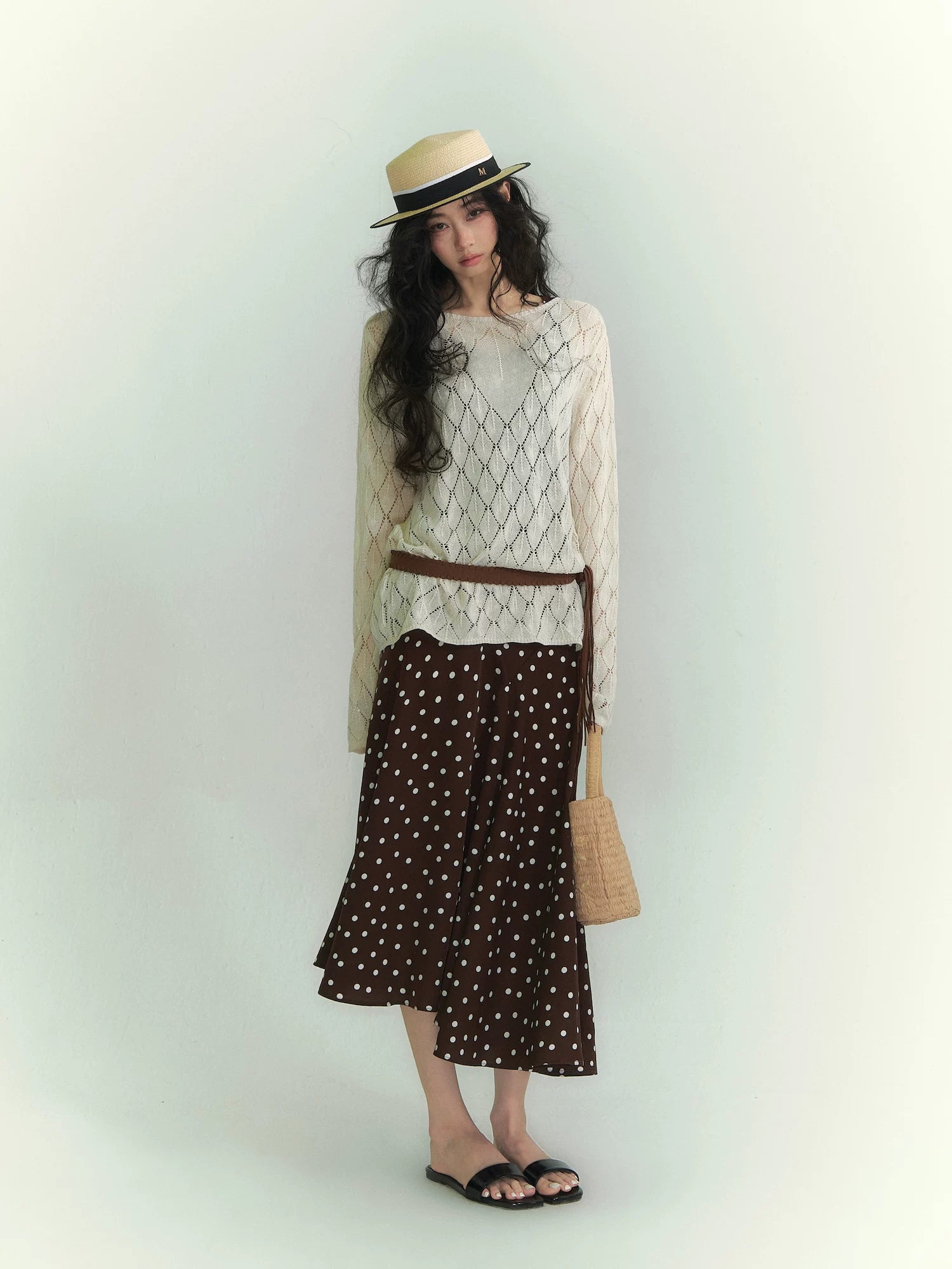 Washi Knit Cutout Top