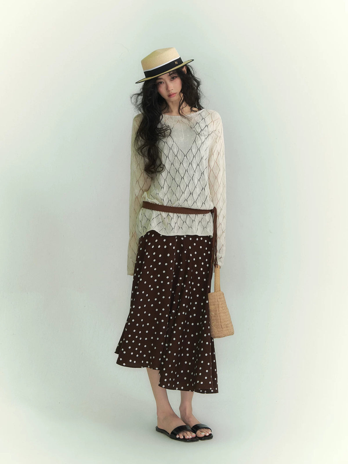 Washi Knit Cutout Top