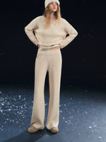 Waffle-Knit Lounge Set