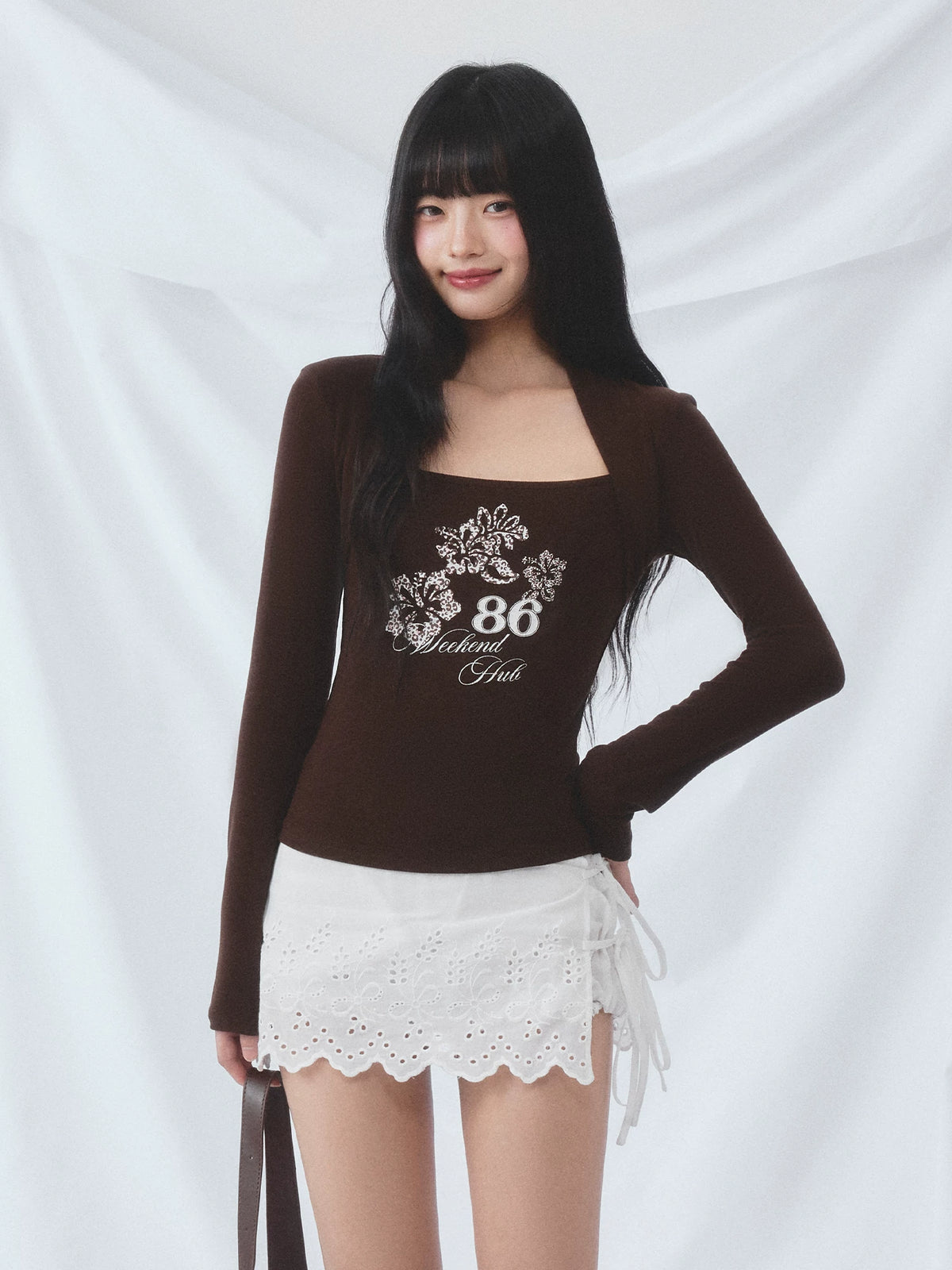 Square Neck Layered Tee