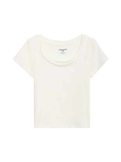 Casual U-Neck T-shirt