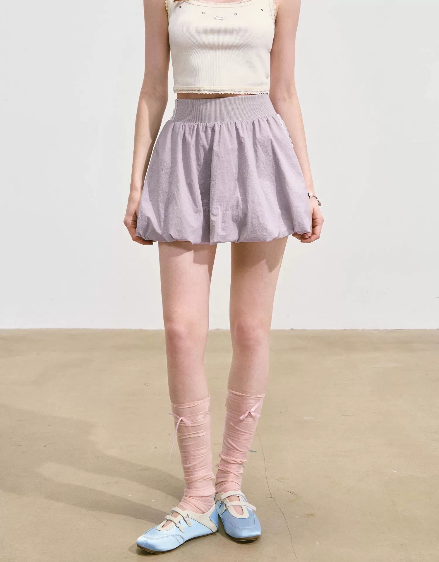 Lace‑Splice Sun Jacket &amp; Skirt Set