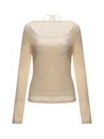 Star Striped Layered Top Set