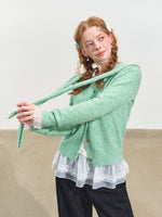 Hooded Shawl Edge Cardigan
