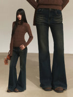 Vintage Flared Denim Pants