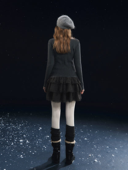 Mesh Spliced High-Stretch Base Layer