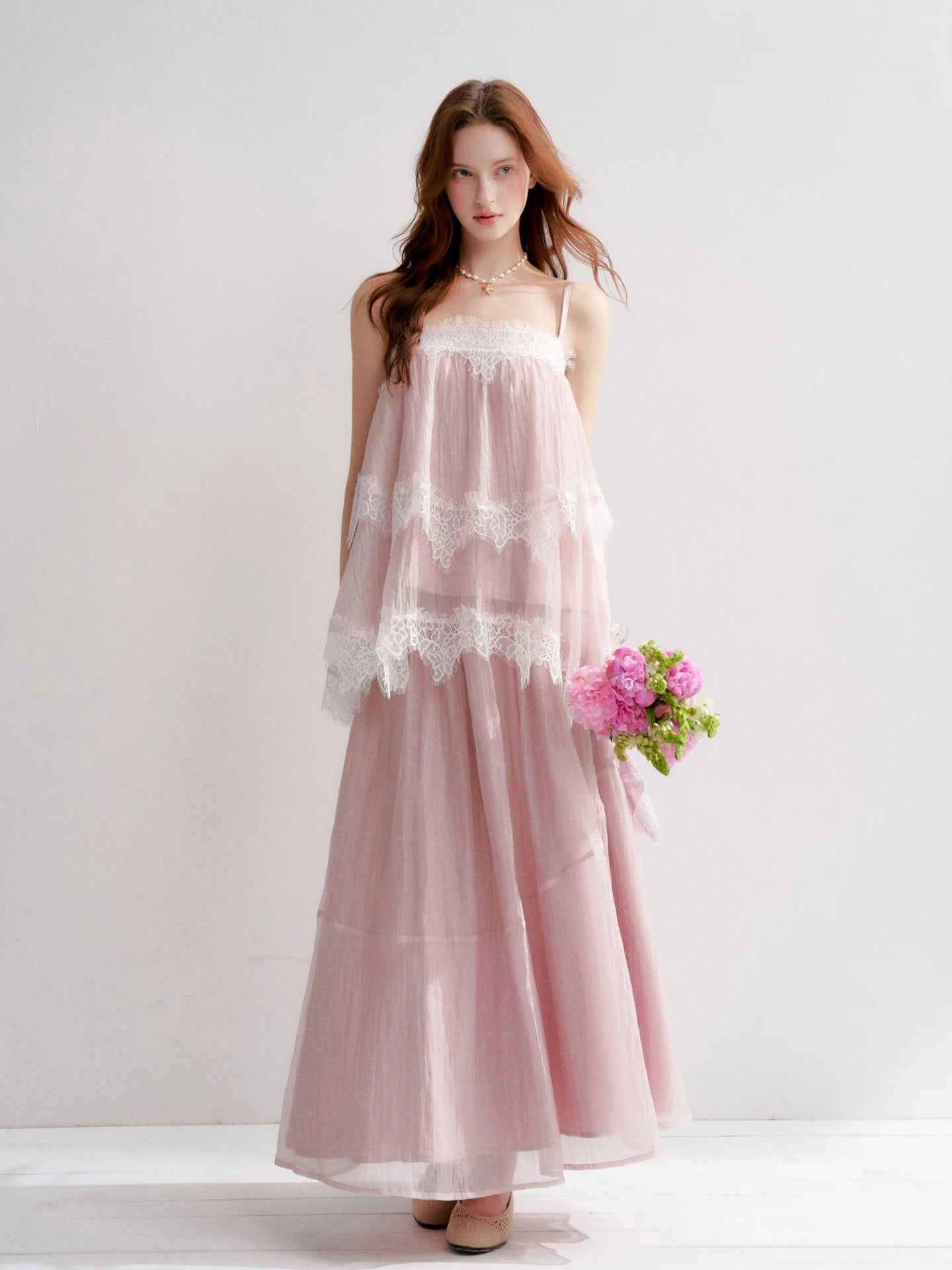 Lace Cami Skirt Set