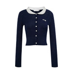 Cable Doll Collar Cardigan