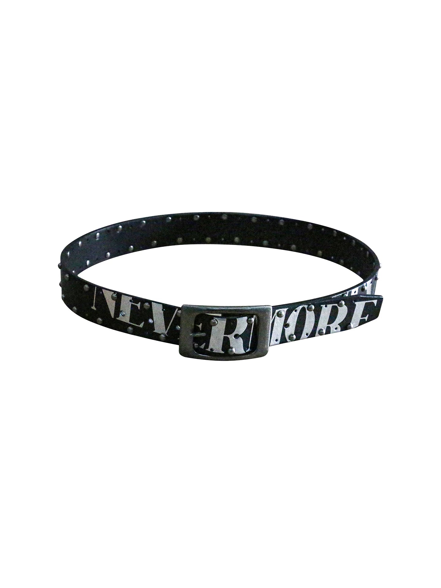 Black Rivet Punk Belt