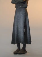 Floral Diamond Knit Vest / Cardigan / Skirt Set