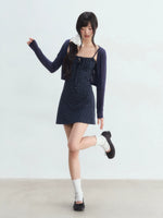 Polka Dot Halter Dress Set