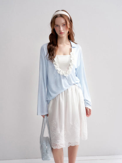 Ruffle Cloud Tee Set