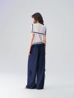Bubble Waist Relaxed Pants