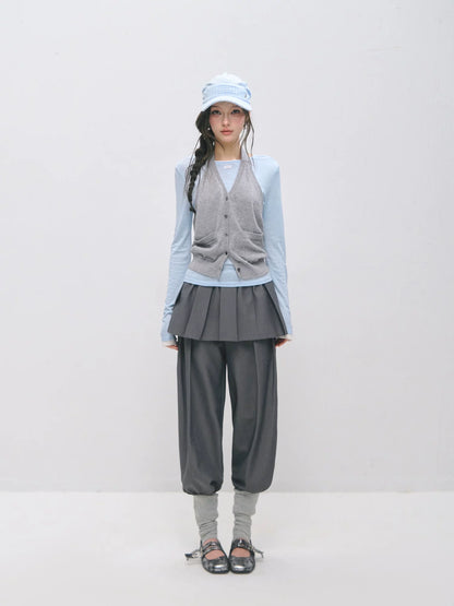 Halter Layered Tee Set