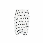 Polka Dot Contrast-Knot Bubble Midi Skirt