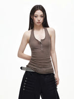 Halter Slim Fit Tank Top