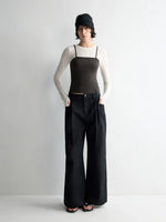 Oversized Tailored Wide-Leg Pants