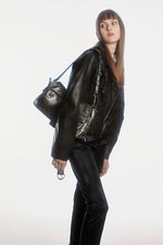 Oversized Thick Leather Jacket