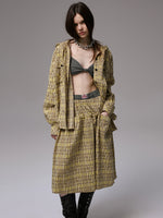 Vintage Plaid Twist Bra
