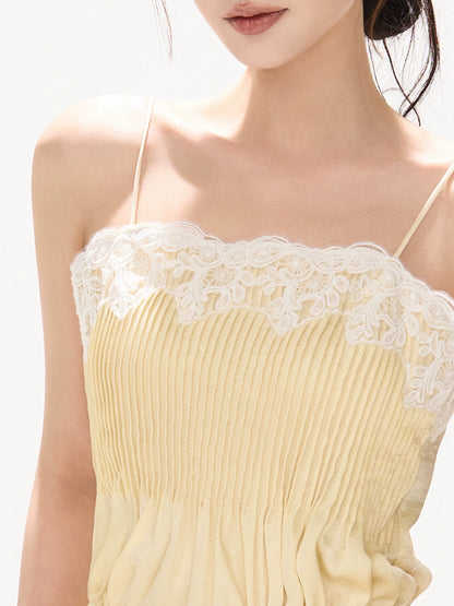 Lace Trim Cami Top