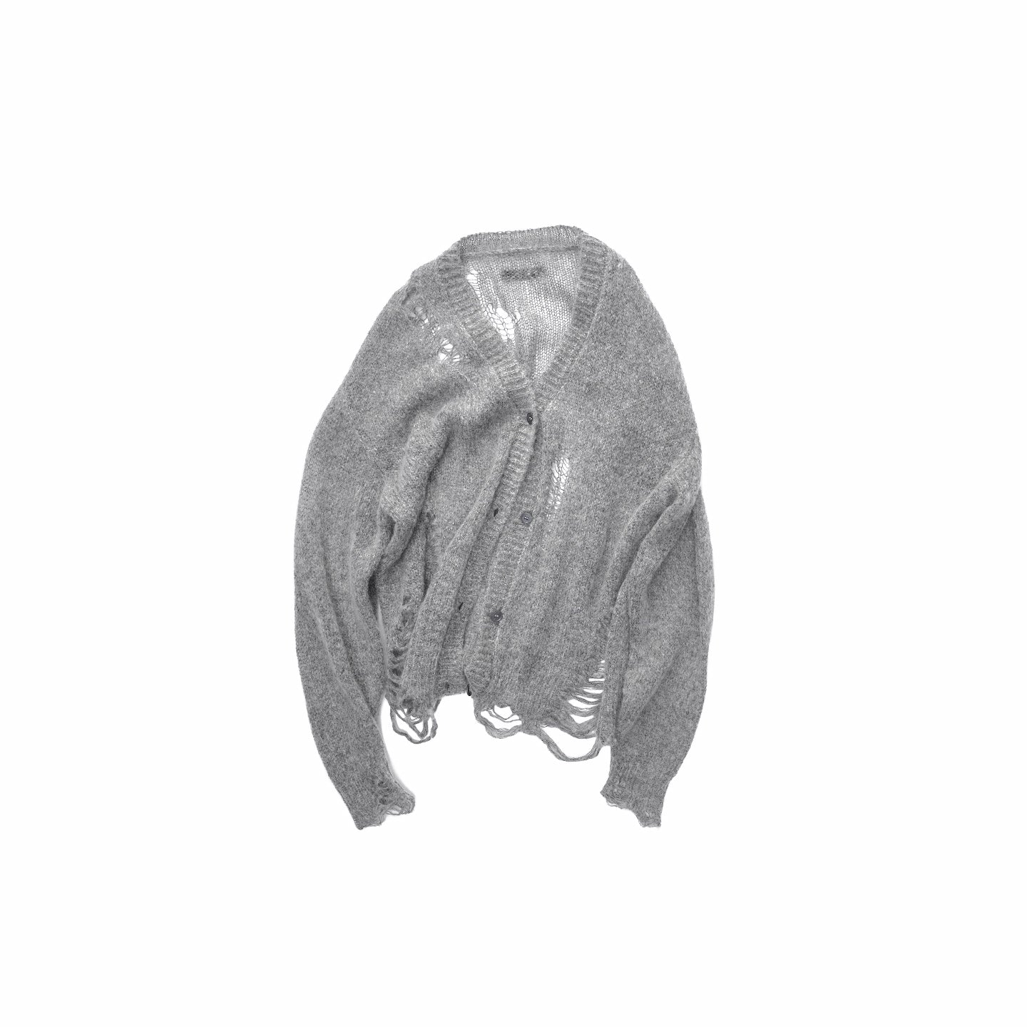 Mohair Star Cutout Cardigan