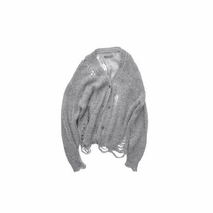 Mohair Star Cutout Cardigan