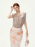 Sparkle Twist Knit Top