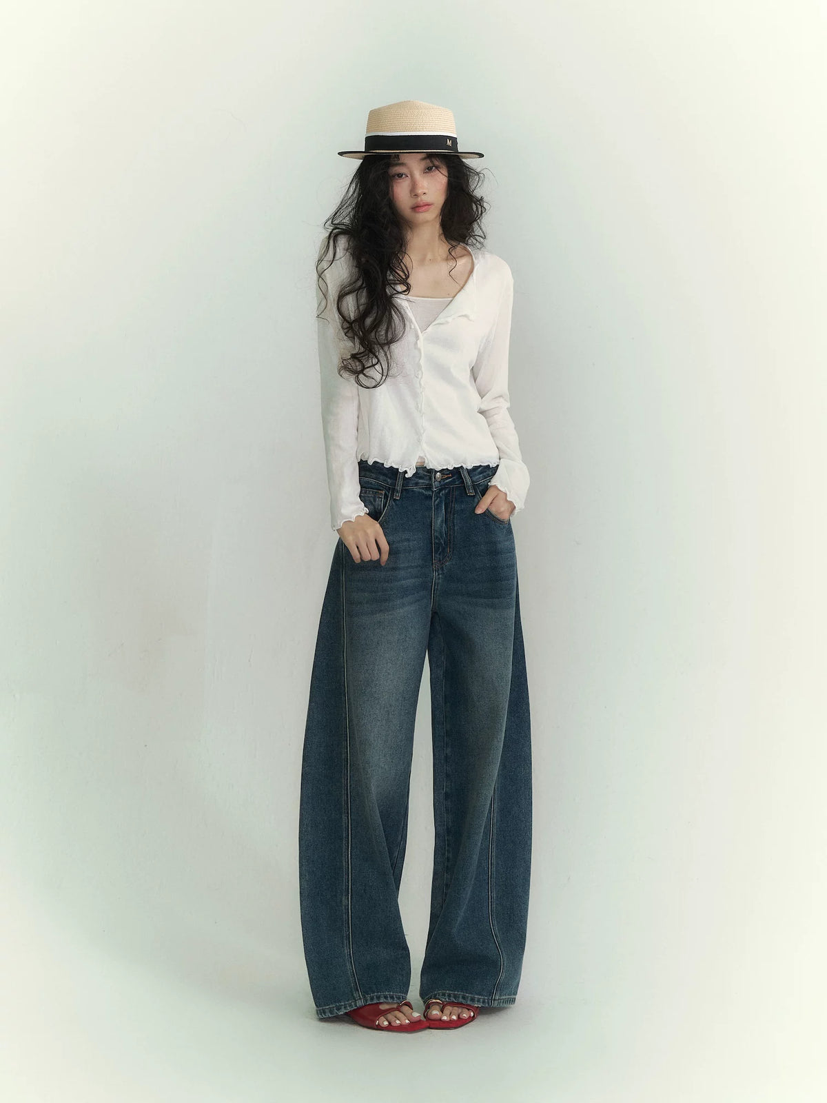 Mercerized Cotton Cardigan