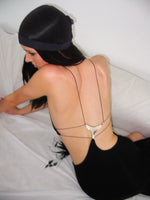 Cross-Back Halter Maxi Dress