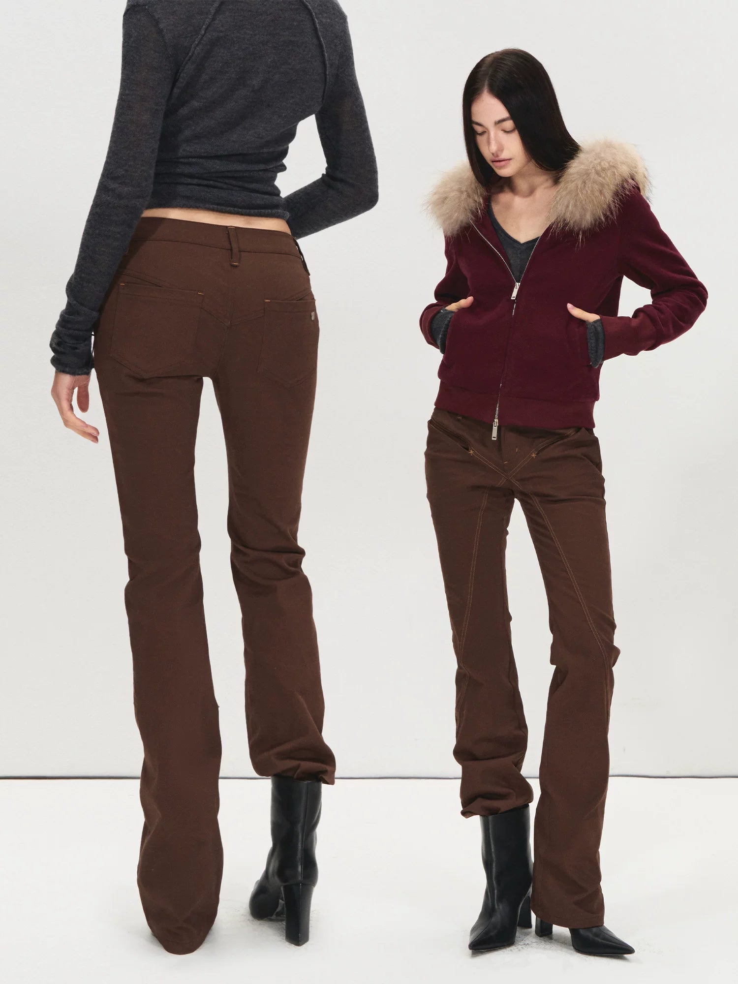 R2 Panel Straight Flare Jeans