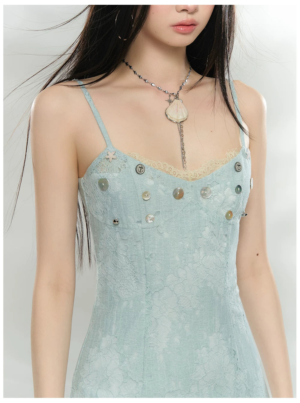 Lace Camisole Mini Dress