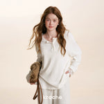Lace Hooded Long-Sleeve T-Shirt