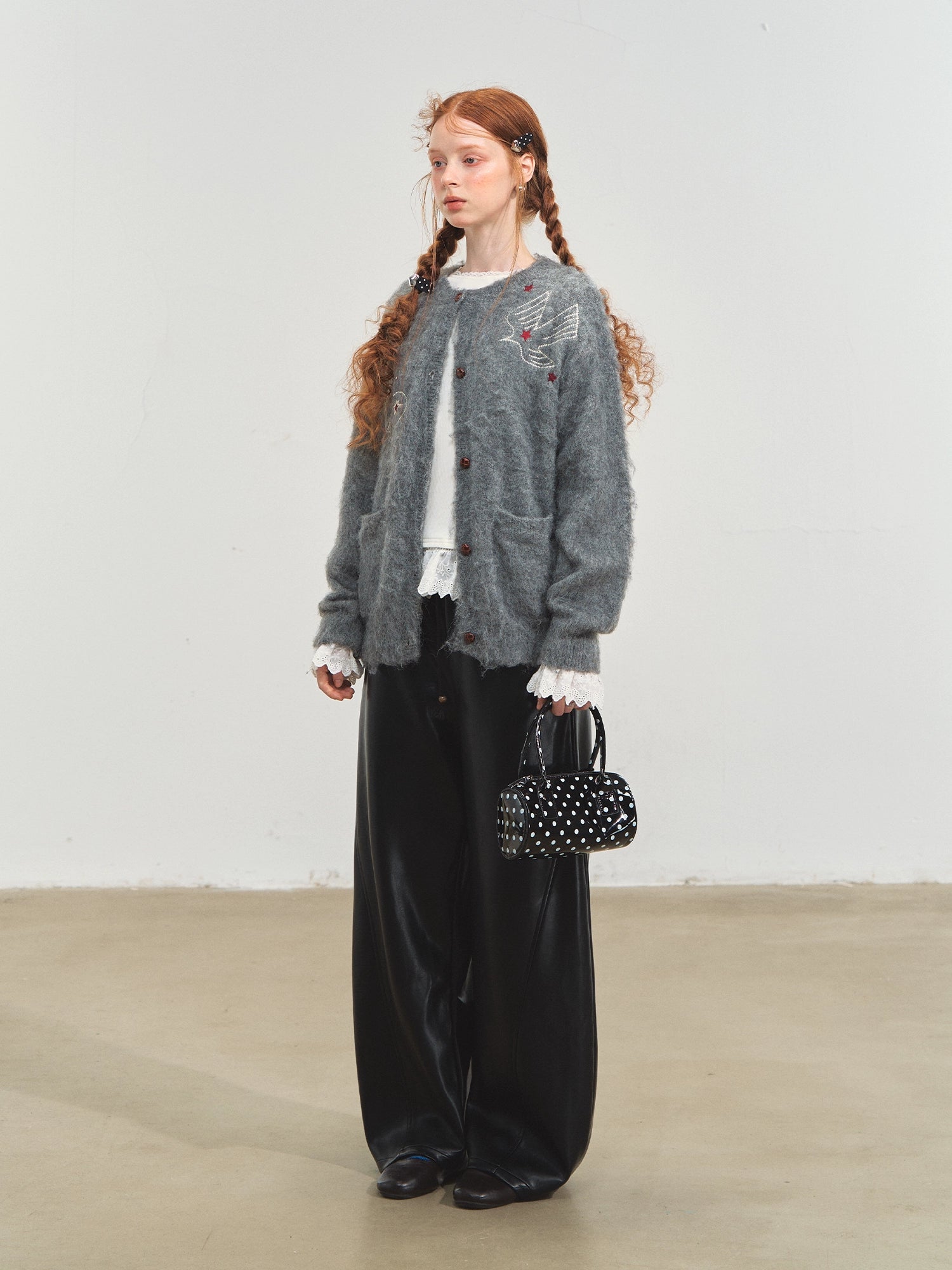 &quot;Birds &amp; Butterflies&quot; Embroidered Cardigan