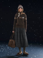 Carousel Jacquard Knit Sweater