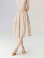 Sailor Collar Sleeveless Top & Pleated Skort Set