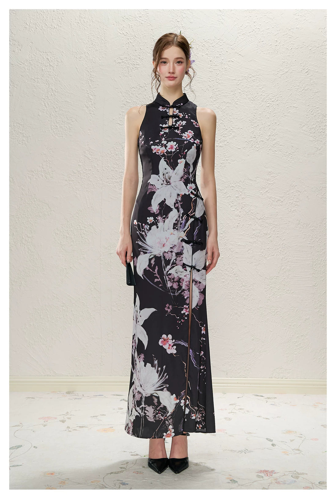 "Dream Garden" Qipao Dress Set