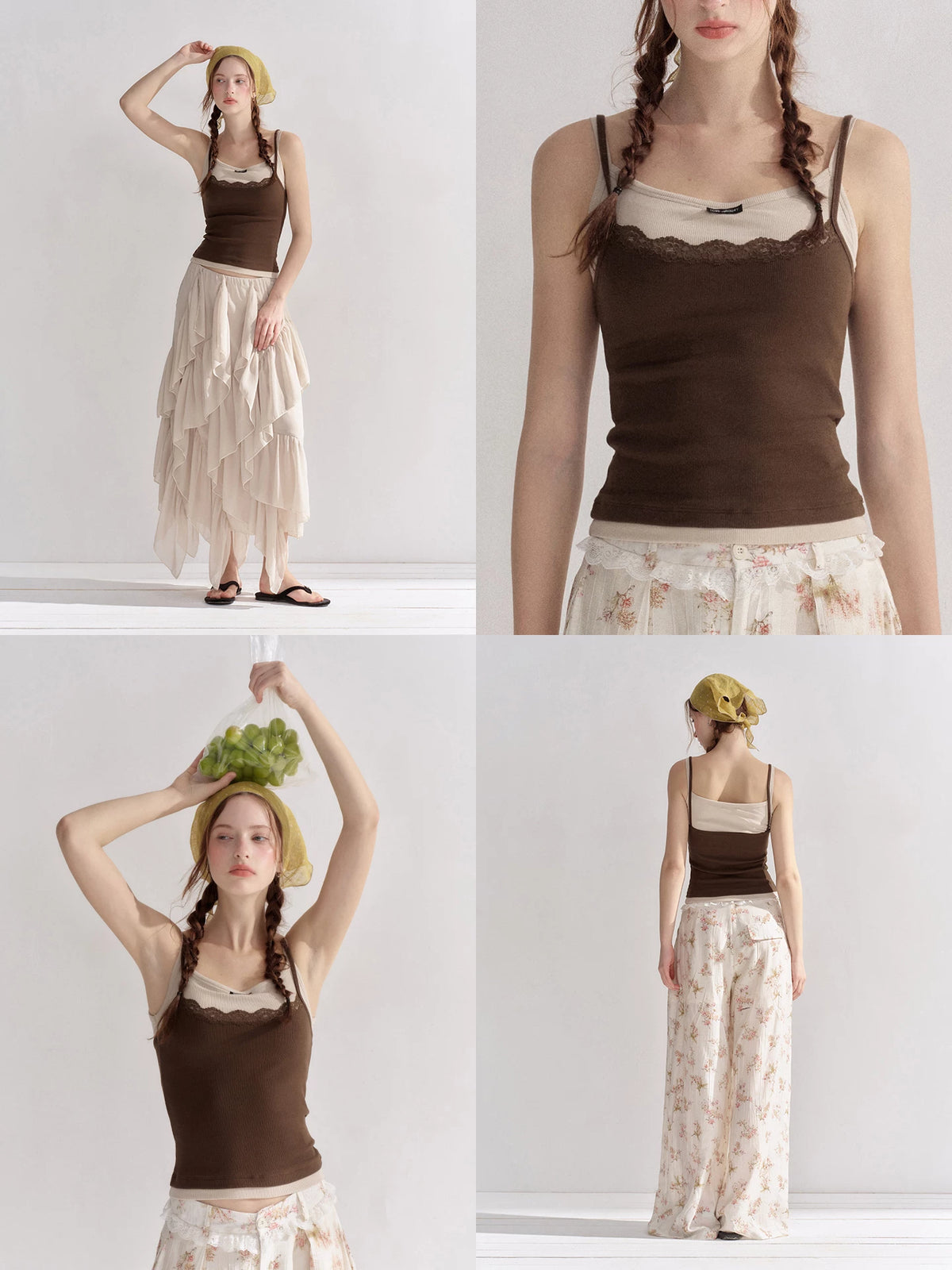 Lace Layer Cami Top